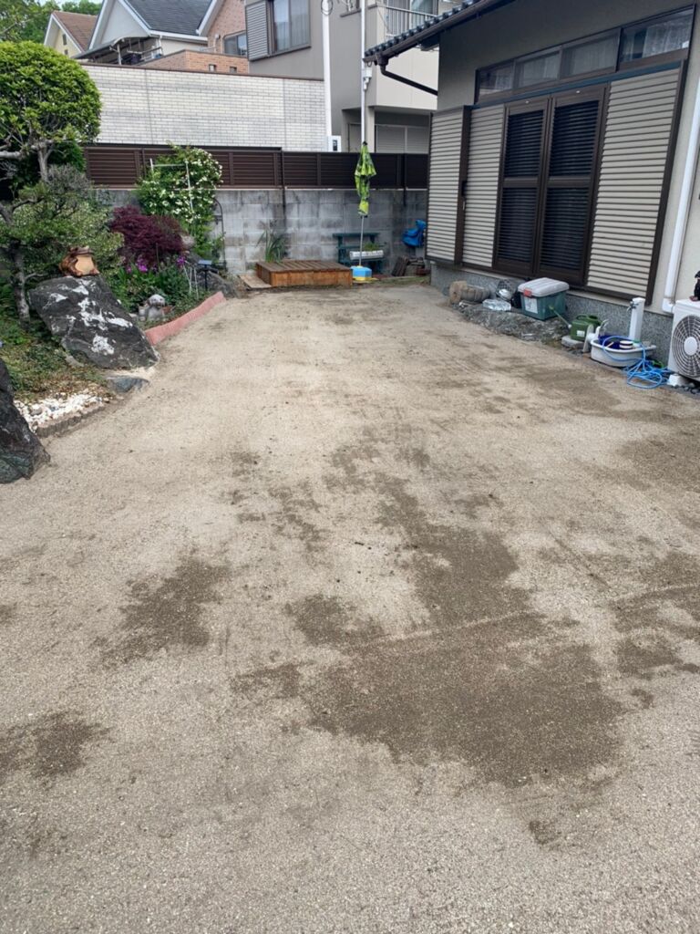 下地処理の風景