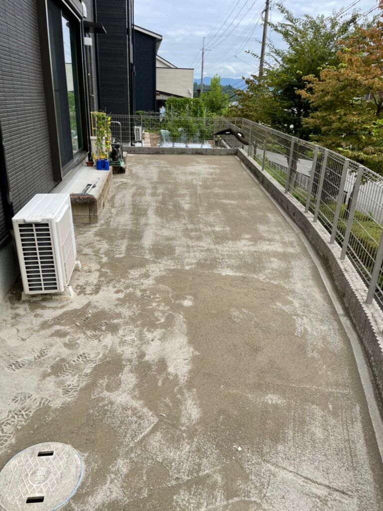 整地の様子